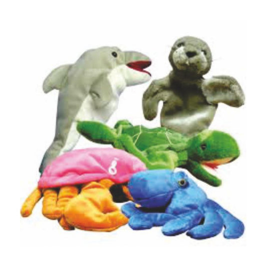 LFP 8 Water Animals Puppet Set – Fun & Educational Puppet Set (Set of 6)